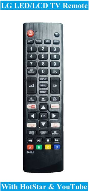 Sauran  Smart LED/LCD TV Remote with Netflix, HotStar & Amazon (RMT53.1) LG Remote Controller