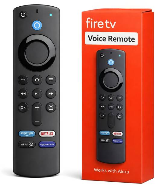 Clarkor Fire-Stick Remote Compatible with Amzon Alexa Voice FlRE TV Stick 3rd Generation रिमोट कंट्रोलर