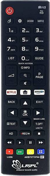 LRIPL LG96 Remote Control for  LED/LCD/UHD Smart Plasma TV with Prime &amp; Netflix Button LG Remote Controller