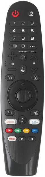 URBAN SELECT Universal Replacement Remote for LG Smart TV No Voice, No Scrolling Compatible With MR20GA / AKB75855501 / AN-MR20GA, LG OLED, NanoCell, QNED, UHD Series Compatible with LG Magic remote Remote Controller