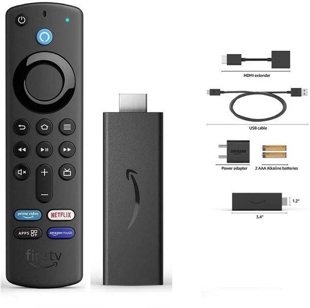 SHAILRON Fire TV Stick HD, full HD streaming device ALL TV Brands Remote Controller