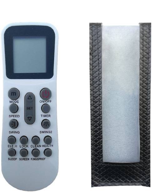 LipiWorld 125 AC Remote ( Remote with Cover ) Compatible For  Bluestar/Lloyd AC Remote Controller