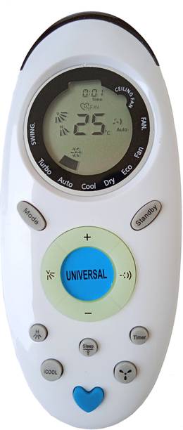 LipiWorld (143 & 143A) Universal AC Remote Control Comp...