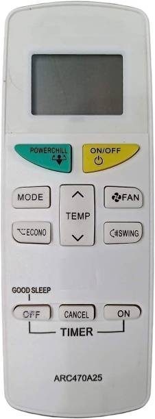 Xpecial 132 DAI-KIN AC Remote Compatible with DAIKIN 1 / 1.5 /2 TON AC Remote Controller