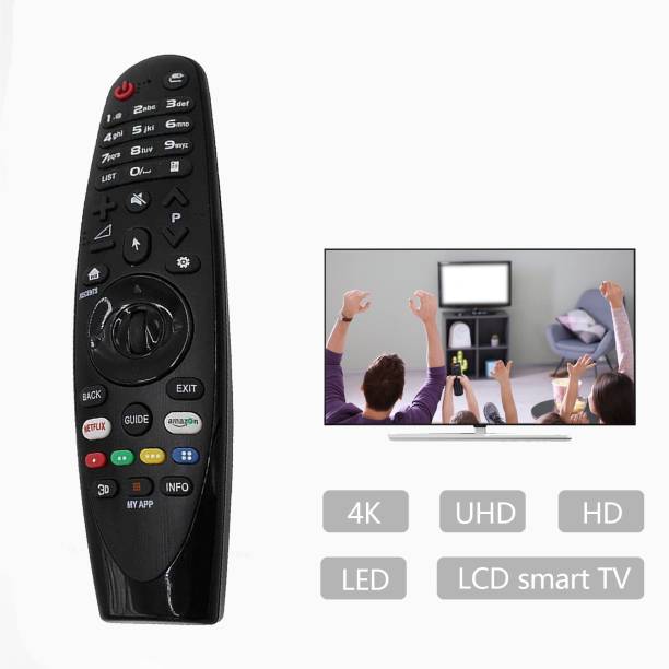 MARS Lg Non Magic Remote WithOut Voice Support Remote Control for  Magic Smart Tv with 3D key No Voice No Mouse LG Remote Controller