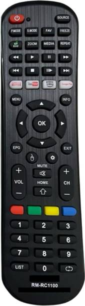 NIJ "" RM-RC1100" Use For Universal TV Remote Control LCD/LED Reconnect & Croma TV Remote Controller