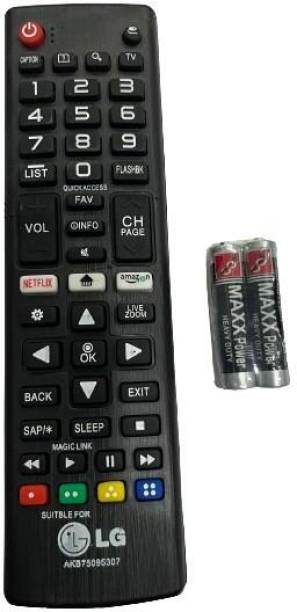 Fgkitoflex xmrm-56 Remote Compatible for LED LCD Smart TV LG Remote Controller (Black) L-g Remote Controller