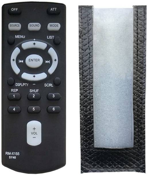 LipiWorld Remote With Cover RM-X155 Remote Control Compatible For  Sony Car Stereo Remote Controller