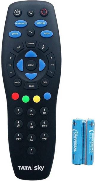 Tansukh (Works With All Tv) NOT A RECORDING REMOTE Setop Box Remote Controller (Black) TataSky New body remote Universal Genuine Remote Controller TATA SKY, TATA PLAY Remote Controller