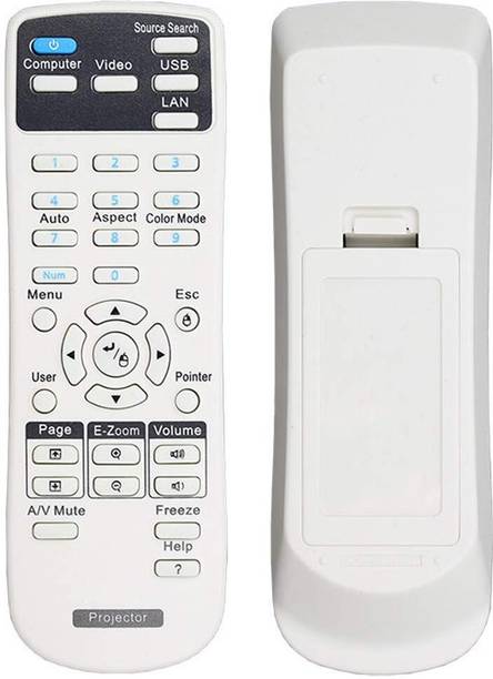 V4 Gadgets Universal Projector Remote for Epson Home Cinema, Powerlite, EB-, EX, VS, H, BrightLink, EMP- Series Projectors. Remote Controller