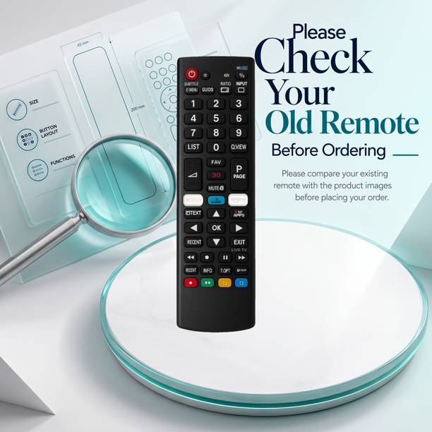 BookMyRemote Crystal View 2026 Edition for LG 40IN TV A...