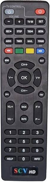 V4 Gadgets Compatible With  Setup Box SCV HD Remote Controller