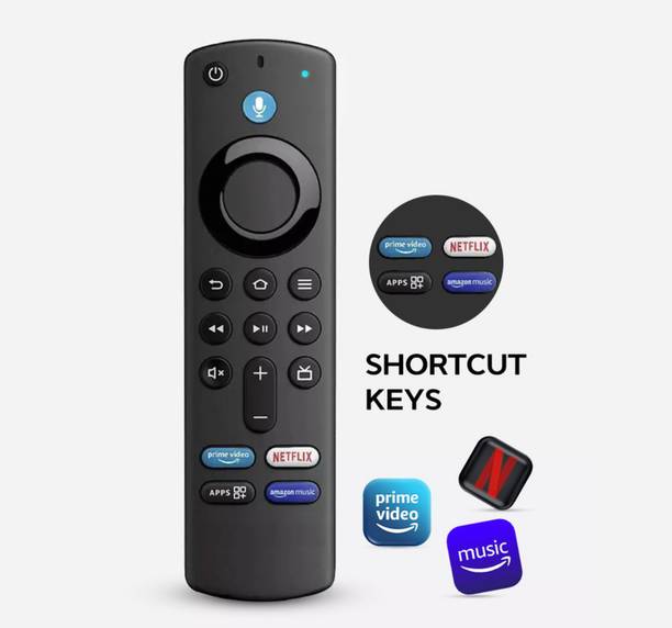 THE BLACK TECH Gen 3rd Voice OG Remote 100% Amazon Fire Sitck Fire TV Remote by (Black) Amazon fire stick remote Remote Controller