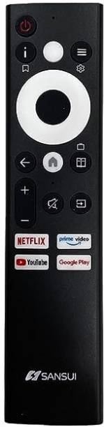 Woniry Remote Control with Netflix Functions Compatible for Sansui LED TV Non Voice sansui Remote Controller
