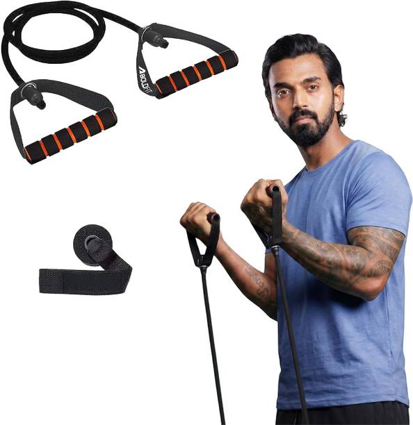 BOLDFIT Resistance Tube, Exercise & Stretching Resistance Band Set For Men & Women Workout Resistance Tube