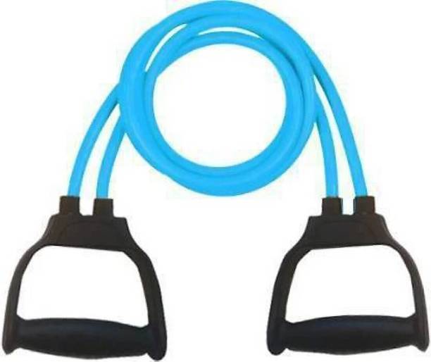 SIXTEEN double toning tube resistance exercise bands with foam d-handle for stretching Resistance Tube