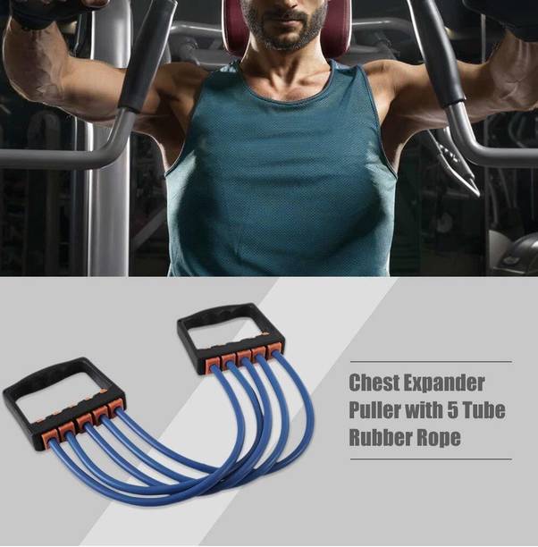Fitnesstricks HOME EQUIPMENT CHEST EXPANDER FOR MEN AND WOMEN Resistance Tube