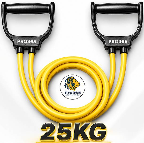 PRO365 Resistance Tube PRO Exercise & Stretching Band For Home Gym Men & Women Workout Resistance Tube