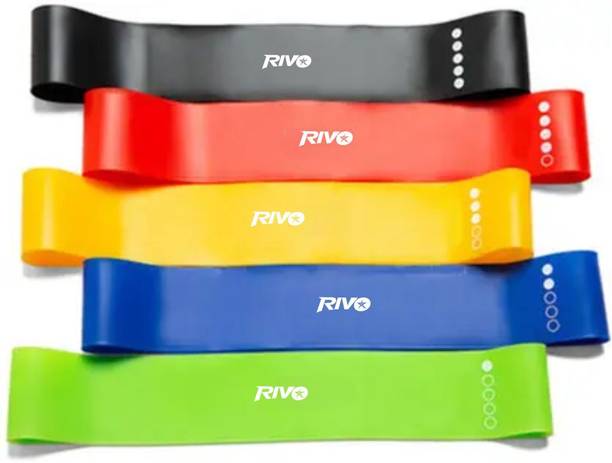 Rivo Heavy Resistance Band for Strength Training | Latex Stretch Band for Gym Resistance Tube