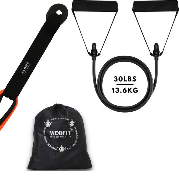 WErFIT Resistance Band & Tube For Complete Workouts(30 LBS) Carry Bag & Door Anchor Resistance Tube