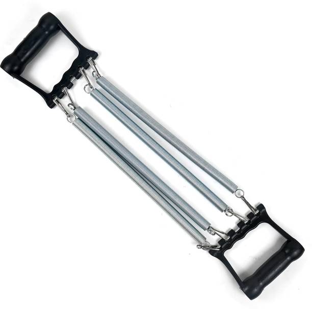 GrowStep Chest Expander Band 5 Removable Steel Springs –Upper Body Workout Tool Strength Resistance Tube