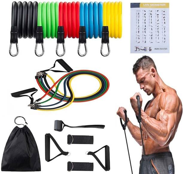 BORCELLE 17 in one resistance bands Resistance Tube