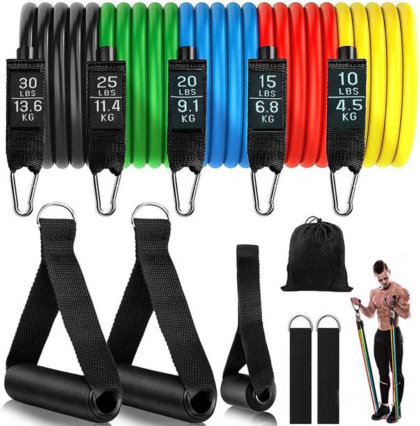 Pheonix Resistance Bands Set for Exercise, Stretching, and Workout Resistance Tube