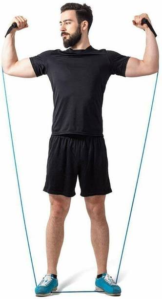 TQS Single Resistance Band for Exercise Home Gym Resistance Tube