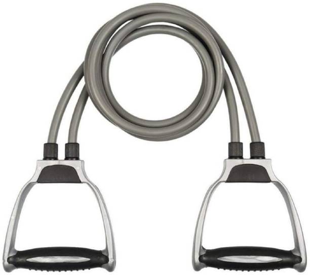 LIVOX Unisex Double Toning Resistance Tube (Grey) Resistance Tube