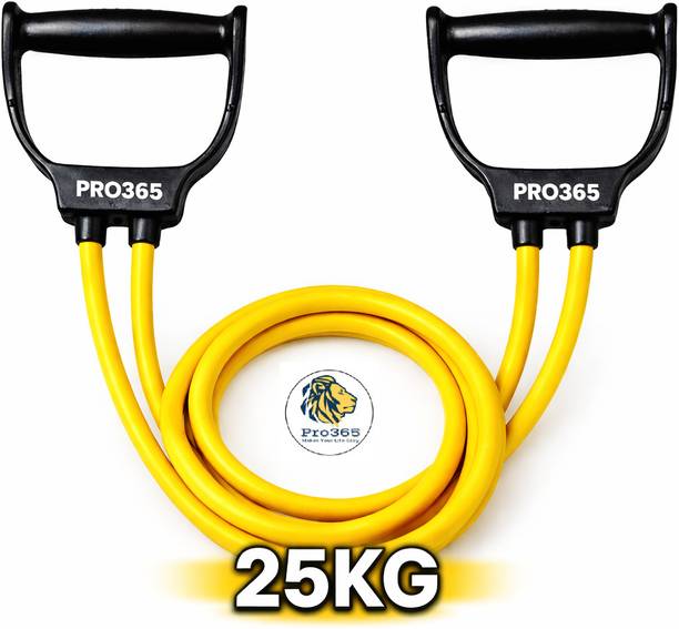 PRO365 Resistance Tube PRO Exercise & Stretching Band For Home Gym Men & Women Workout Resistance Tube