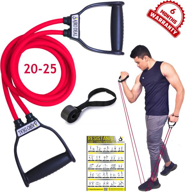 AJRO DEAL Toning Double, Door Anchor, Exercise Guide Resistance Tube