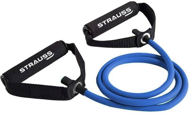 Strauss Single Toning Tube | Rope Rubber Band | Resistance Bands for exercise & Fitness रेजिस्टेंस ट्यूब