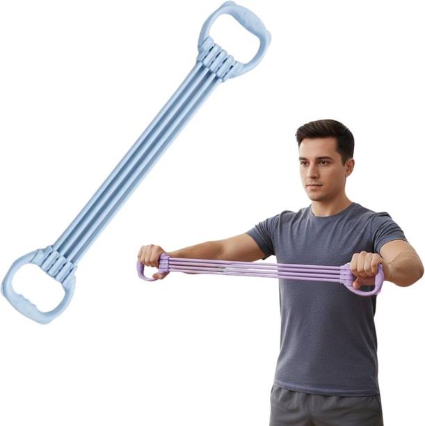CANWELL Chest Expander Resistance Band for Full Body Home, Gym Workout, Toning Tube 802 Resistance Tube