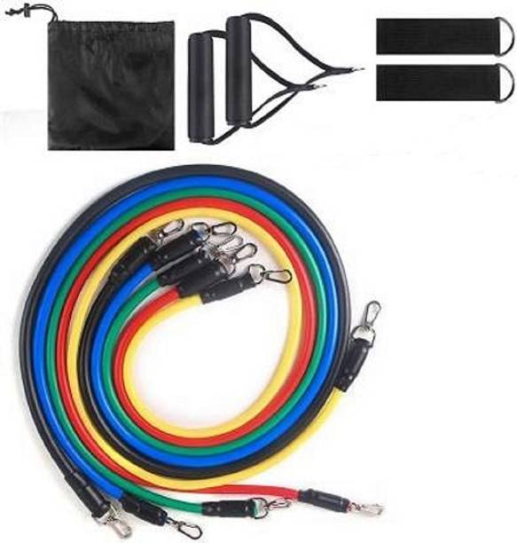 ALORNIS BANDS-Fitness Stretch Workout Bands with Fitness Tubes for Home & Gym Resistance Tube