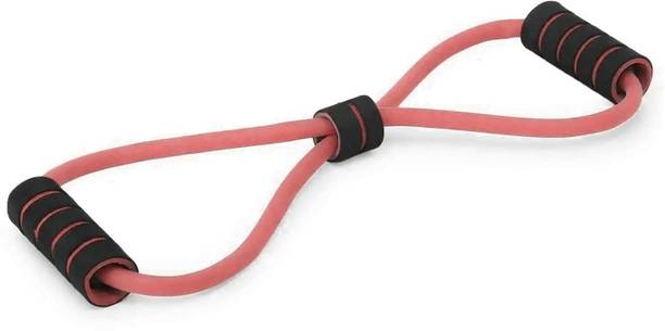 Garg Enterprises Yoga Chest Expander Latex Figure 8 Shape Yoga Fitness Workout Toning Resistance Tube