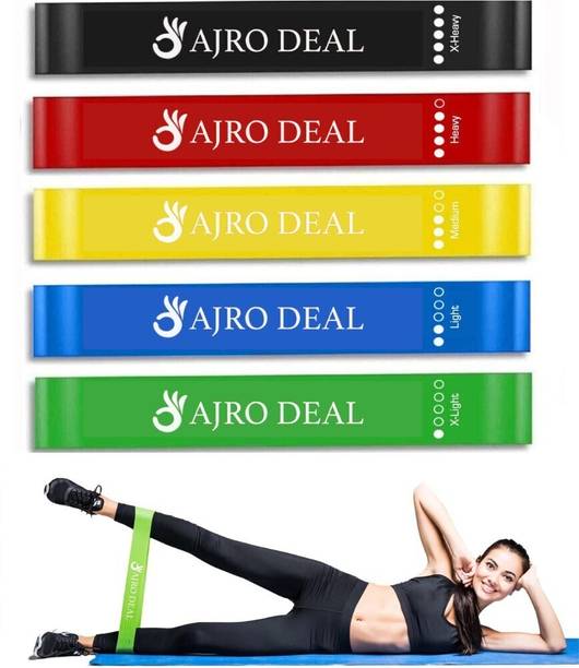 AJRO DEAL Exercise Resistance Bands, Loop Band, Thera Bands for Men & Women, (Multicolor) Resistance Tube