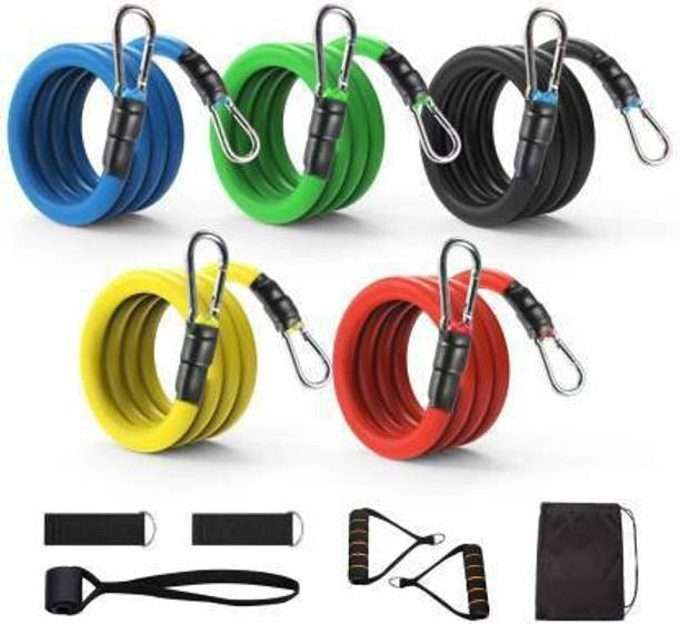 Oddish Toning Tubes with Door Anchor & Foam Handles. (prb36) Resistance Tube