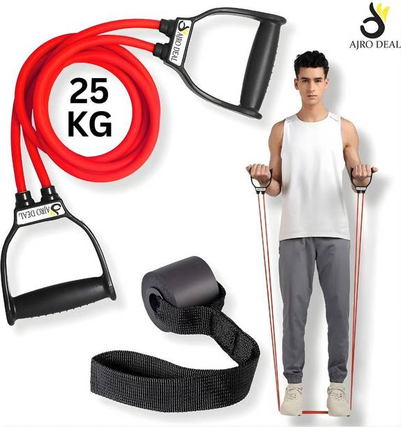 AJRO DEAL Toning Double, Door Anchor, Exercise Guide Resistance Tube