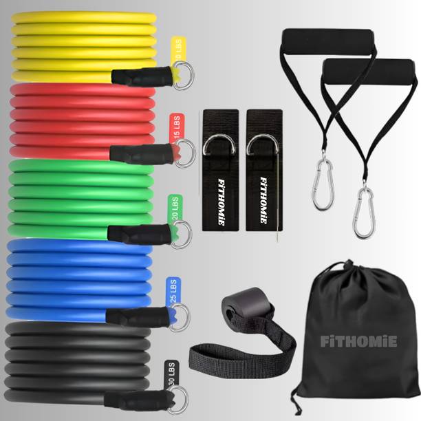 BORCELLE 11-in-1 Resistance Bands Set_ Resistance Tube