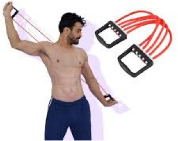 Comfortinglives Chest Expander Rope Resistance Tube Flexible Home Fitness Exercise Resistance Tube