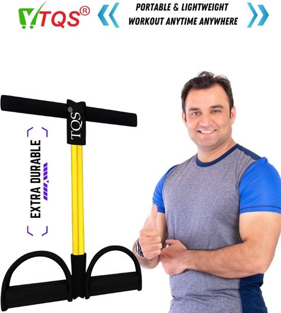 TQS Rubber Tummy Trimmer for Men & Women - Ab Exercise Resistance Tube