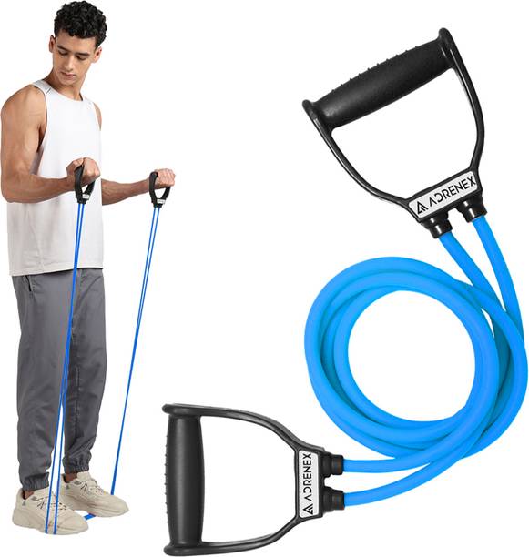 Adrenex Exercise Resistance Band with Handles for Home Gym Resistance Tube