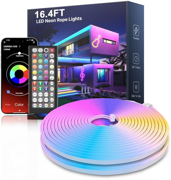 CARTSPACE 189 LEDs 5 m Multicolor Color Changing, Steady Strip Rice Lights