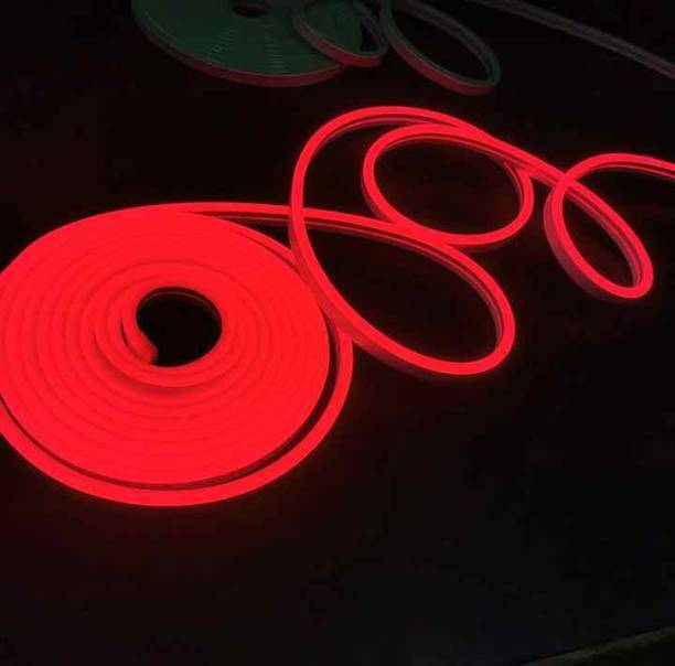 KAVYARA 600 LEDs 5 m Red Steady Strip Rice Lights