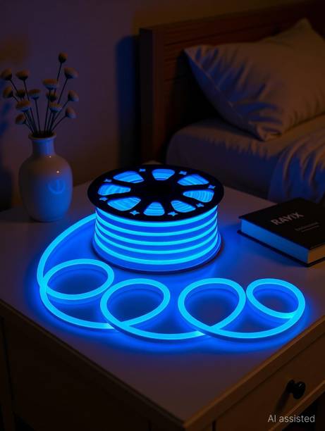 KAVORA 600 LEDs 5 m Blue Steady Strip Rice Lights
