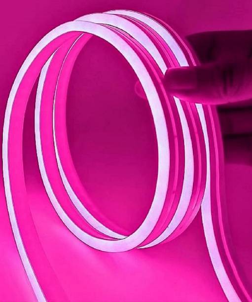 Steko 120 LEDs 1 m Pink Steady Strip Rice Lights