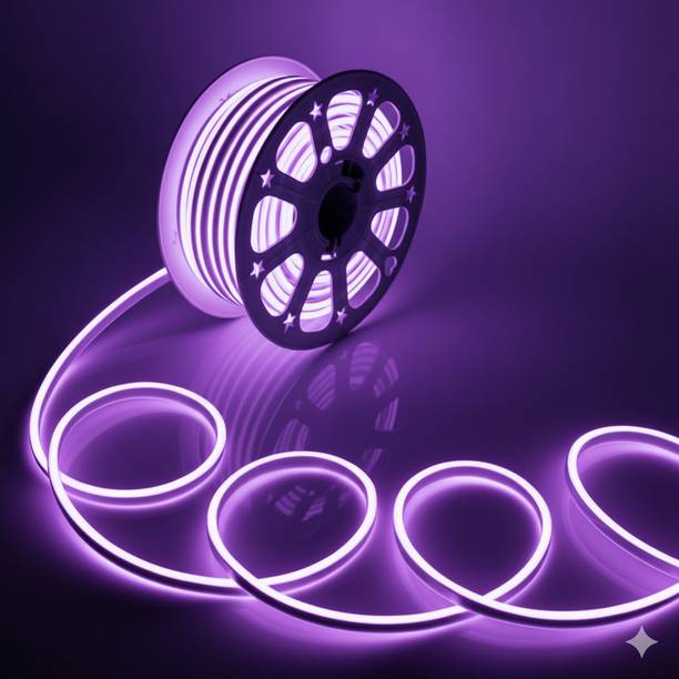 KAVORA 650 LEDs 5 m Purple Steady Strip Rice Lights