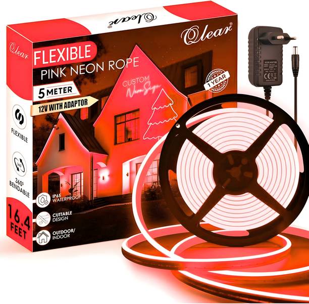 qlear 600 LEDs 5 m Red Steady Strip Rice Lights