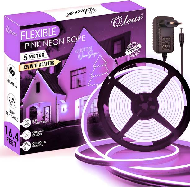 qlear 600 LEDs 5 m Purple Steady Strip Rice Lights