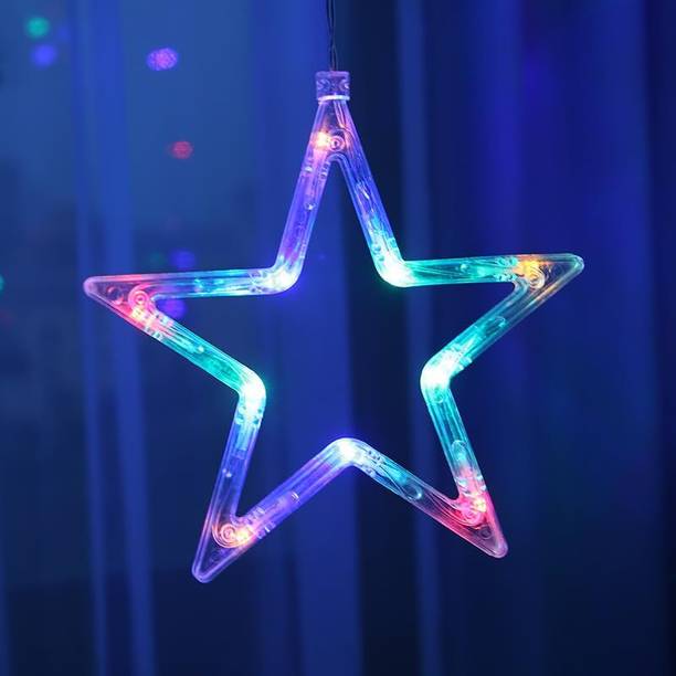 KMJSA 114 LEDs 3.5 m Multicolor Steady Star Rice Lights